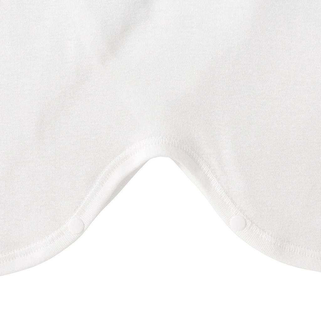 Miki House Hot Biscuits Combi Boys and Baby Undershirt, Girls, Newborn, Clothes, White, 60cm, 70-2308-499