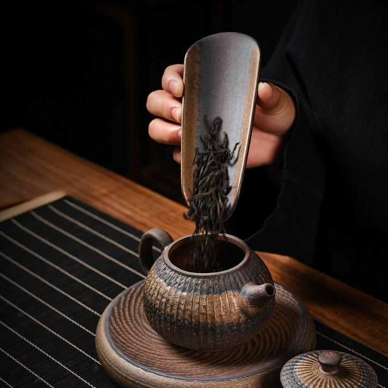 Janpanese Style Tea Scoops Kung Fu Tea Ceremony Utensils Tea Spoon Shovel Kitchen Home Tableware Ceremony Tool Accessories