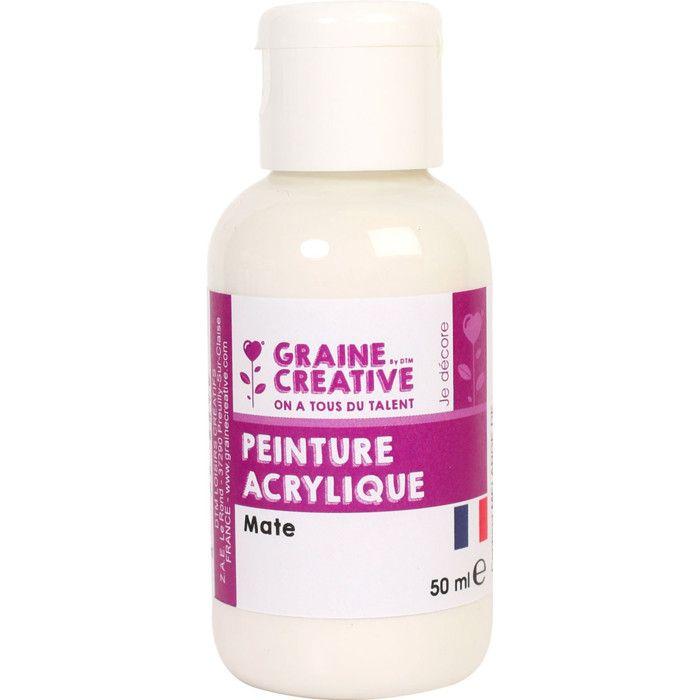 ACRYLIC PAINT 50ML WHITE