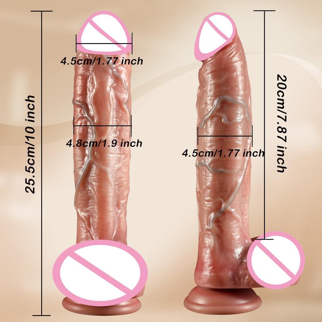 Vpichujúci Penis Realistický Dildo G-bod Vibrátor Teleskopický Penis Ženská Sexuálna Hračka pre Ženy Muž Diaľkové Ovládanie Masturbácia pre Dospelých