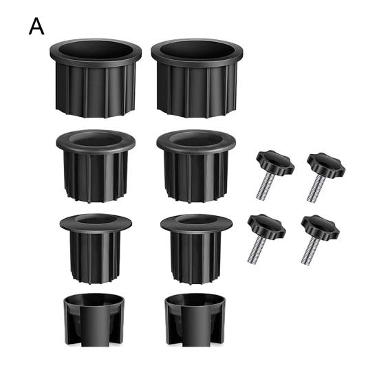 6/8/12Pcs Umbrella Stand Parts Replacement Weather-Resistant Parasol Stand Accessories Heavy Duty Umbrella Base Bracket with M8 Screws