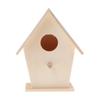 Wooden Bird Houses Wall Mounted Small Bird House with Perch for Outside Garden