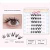 1PACK/6 Rows of Glue-free Thick Comic Eyelashes, Photogenic Segmented Sunflower Loli False Eyelashes