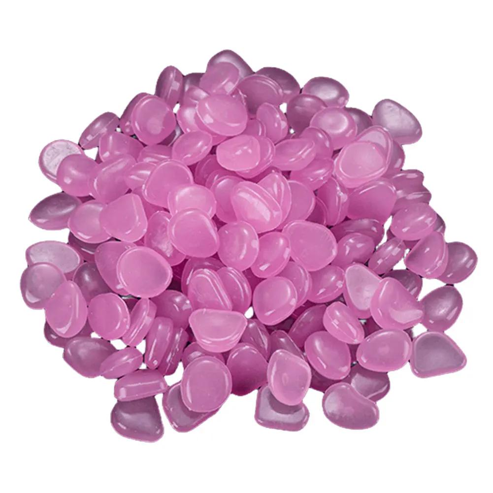 100Pcs Glow in The Dark Rocks Multifunction Glow In The Dark Pebbles Glowing Stones Rocks Pebbles for Outdoor Landscaping