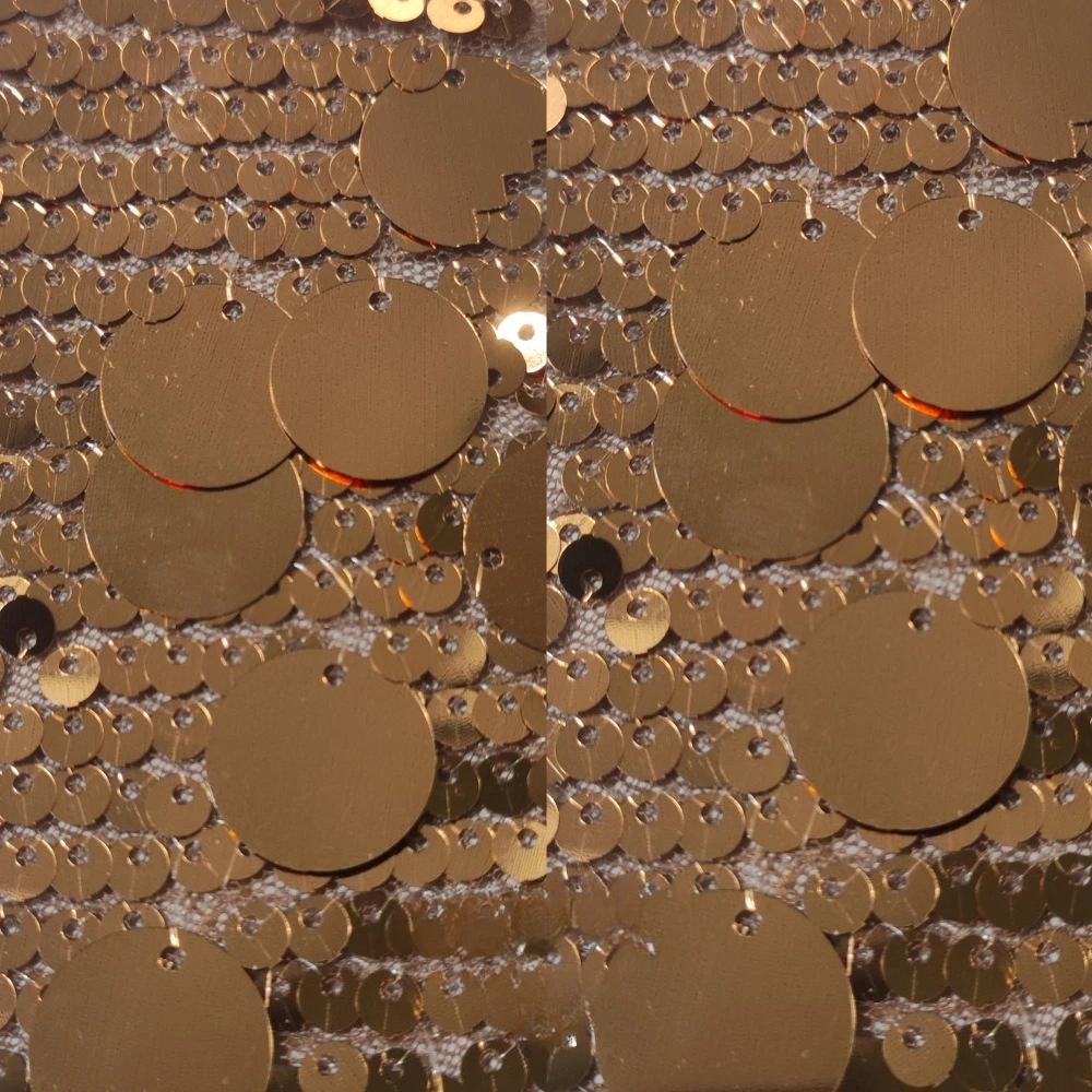 1yards 5+18mm Silver Shiny Beaded Fabric for DIY Sewing Stage & Costume Dress Background Clothing Supplies Handmade DIY Etc.