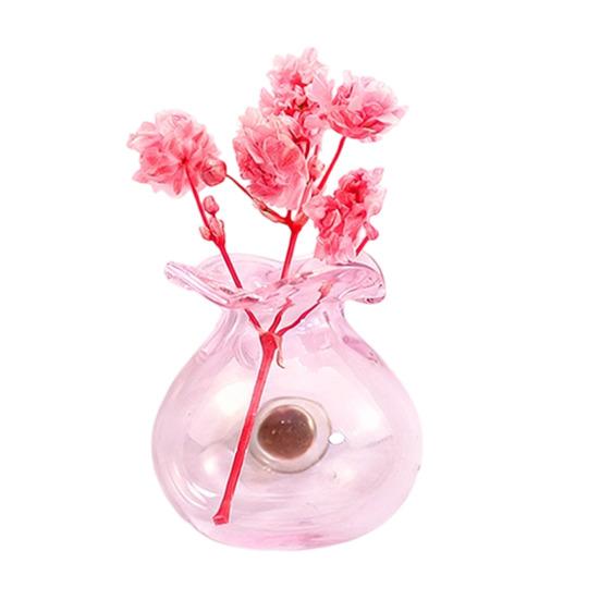 Mini Vase Refrigerator Magnet, Miniature Flower Vase Fridge Magnet, Plants Not Included, Cute Tiny Vase Magnet for Whiteboard Locker Office Kitchen