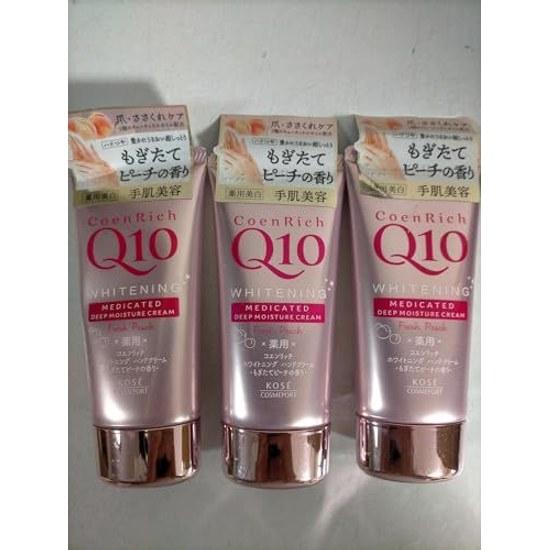 KOSE Koenrich Medicinal Hand Cream Mogi Tate Peach Scent 80g x 3 pieces Quasi-Drug