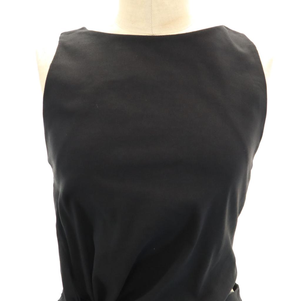 Unused ZARA No Sleeve Long Dress XS Black Women Used