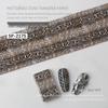 Starry Sky Nail Art Transfer Stickers: Lace & Leopard Laser Prints