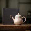 Hand Painted Wisteria Teapot Scholar Ceramic Brewing Pot with Ball Filter Autumn Water Kettle Chinese Style Kung Fu Tea Set