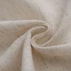 Solid Color Linen Plus Fringe Curtains Living Room Bedroom Balcony Semi-Blind Curtains, French Rustic Style Curtains