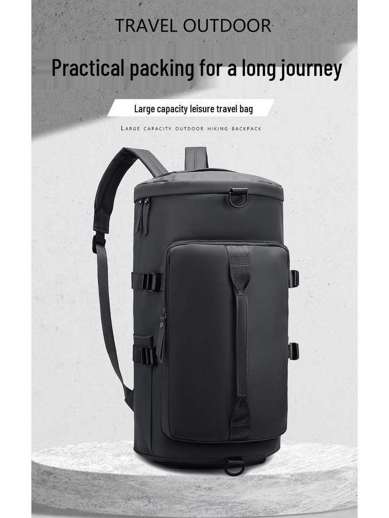 Unisex Travel Backpack with Shoe Compartment, Wet/Dry Separation, Large Capacity, and Multifunctional Design.