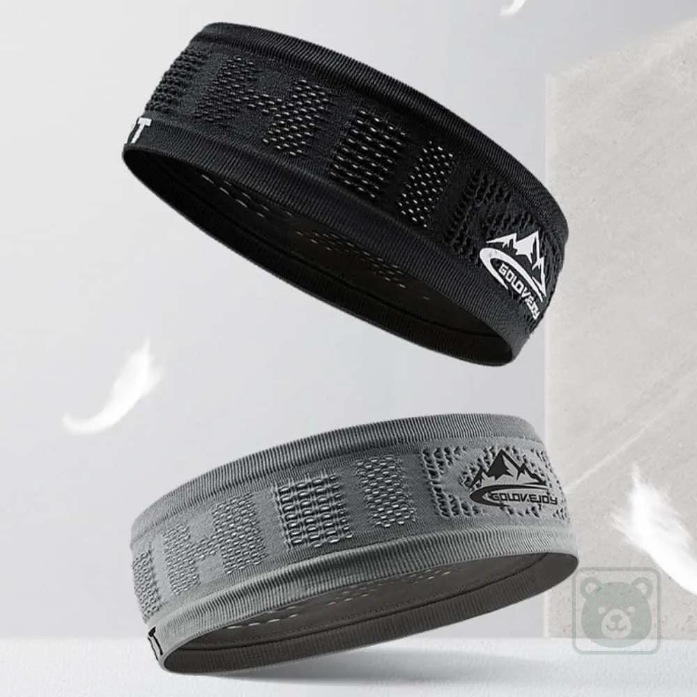 Bares Sports Hairband Women s Hairband Sports Headband Sweatband Gray Navy