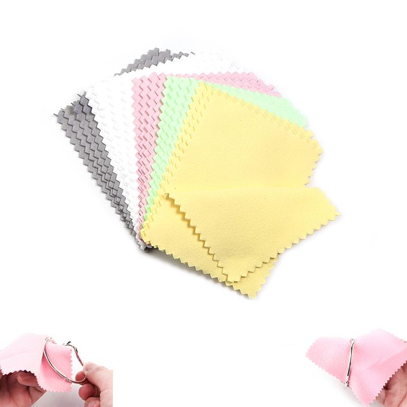 Louleur Polish Polishing Cloth Silver Color Cleaning Polishing Cloth Soft Clean Wipe Wiping Cloth For Gold Color Jewelry Tool
