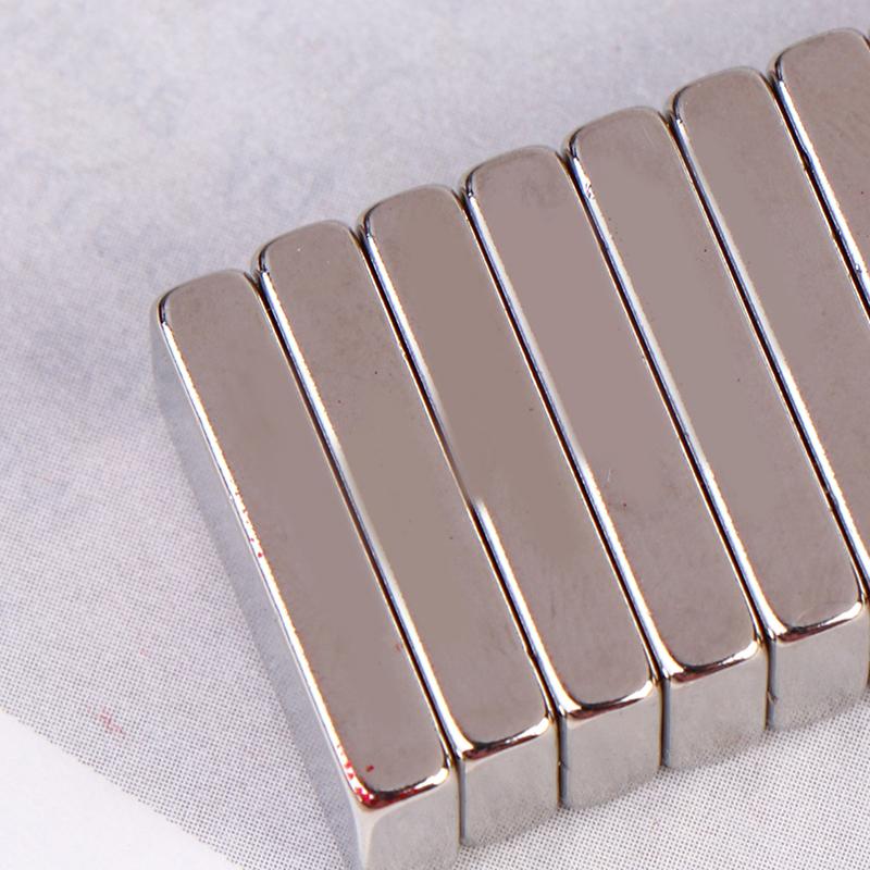 10 Stück Magnete in verschiedenen Größen Starker Neodym-Magnet N35 Ndfeb Permanentmagnetische Imanes Block Leistungsstarke Magnete Kühlschrank
