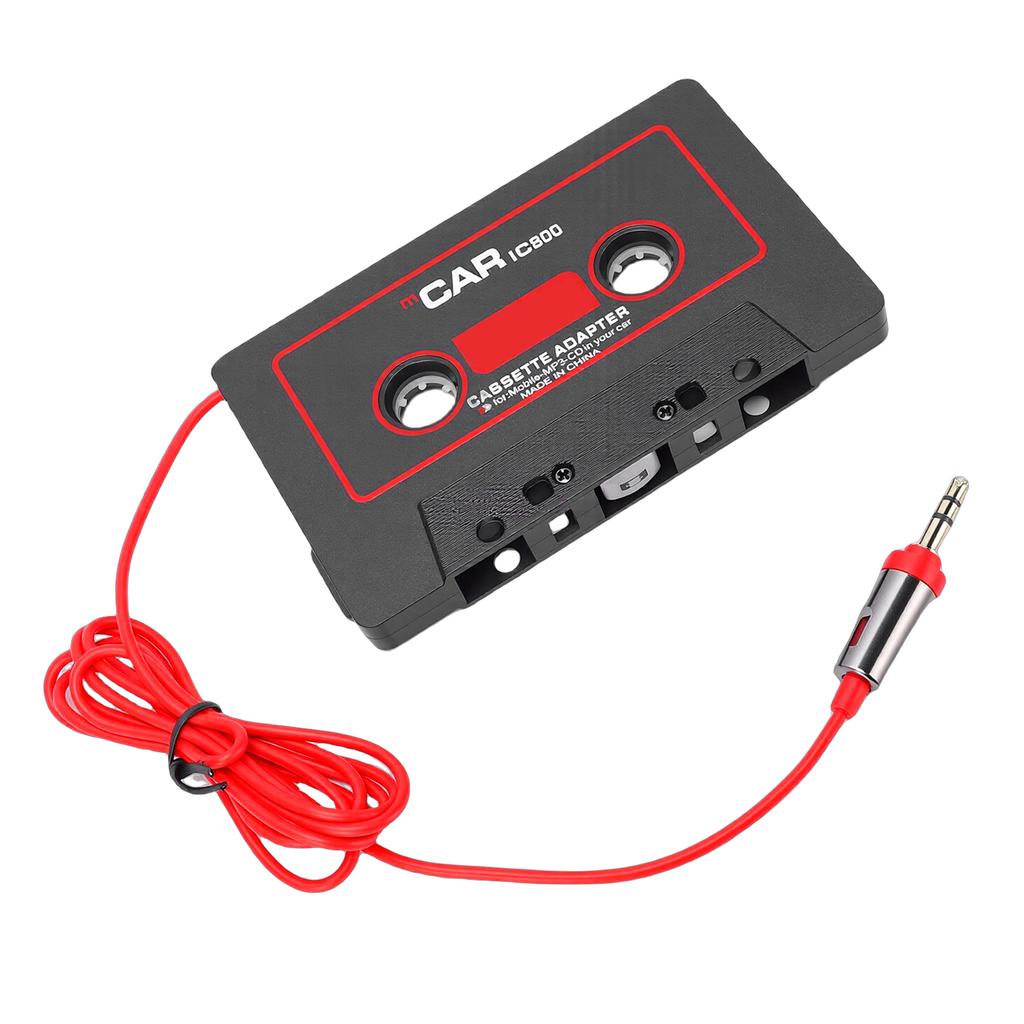 Car Cassette To Aux Adapter Type C To 3.5mm Aux Jack Cassette Tape Adapter Stereo 4 Channel Output with Metal Housing