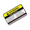 13x7.7cm Warning Words Car Stickers Funny Vinyl Film Decal Motorcycle Car Bumper Windows Laptop Walls Car Decoration Accessories