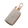 Faux Leather Car Key Case Mini Portable Glitter Men Women Car Key