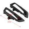 1Pcs Gloss Black Car Front Bumper Fog Light Cover Decoration Trim For Land Rover Discovery Sport 2015-2018