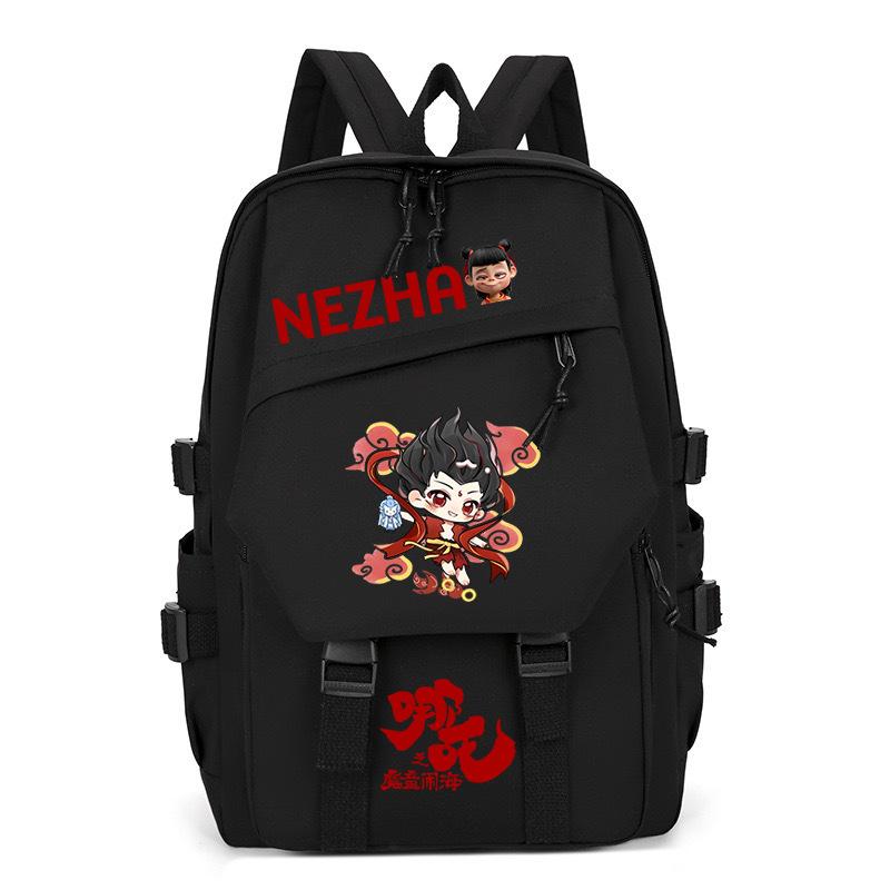 Nezha's Devil's Child Haohai School Bag Primary School Students Large Capacity Backpack Children's School Backpack Trend Fashion