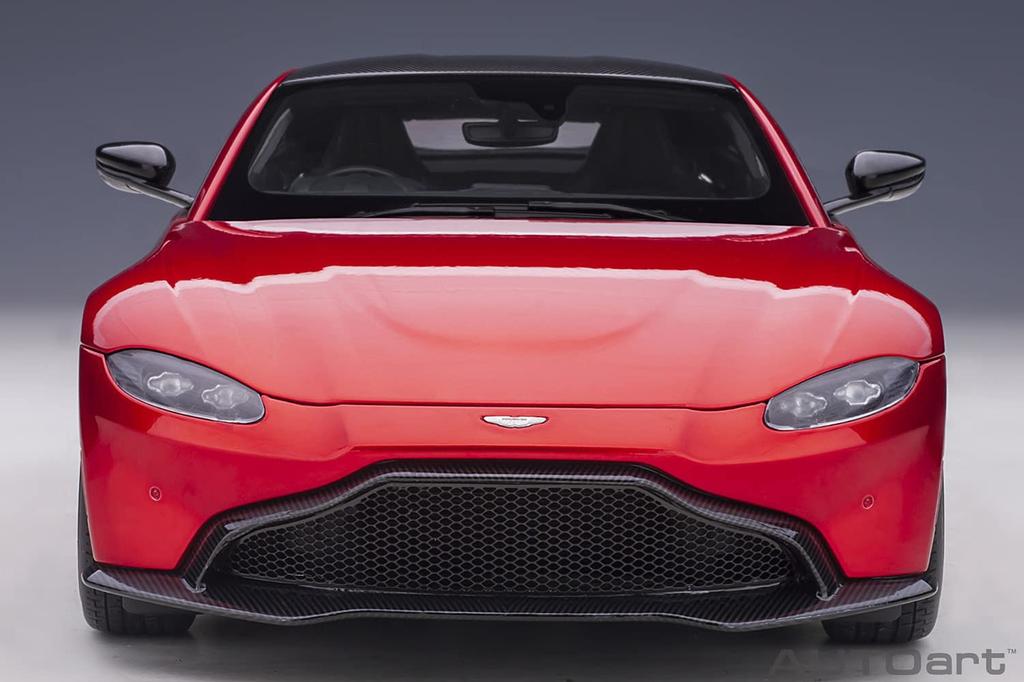 AUTOart Aston Martin Vantage 2019 Hyper Red Carbon Black Roof Finished Model 70277 1/18