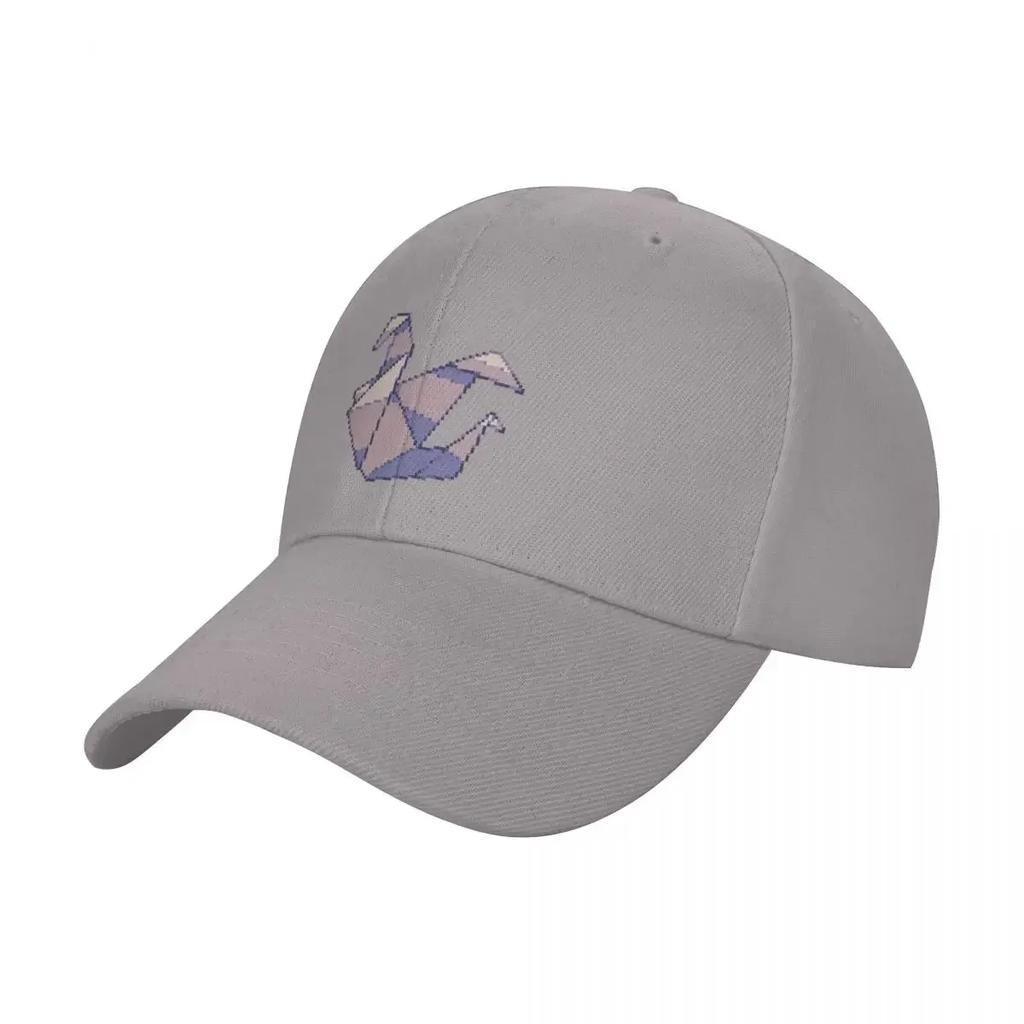Neue Origami-Schwan Baseballkappe Strand-Golfkappe Derbyhut Weihnachts Hut Für Unisex Damen