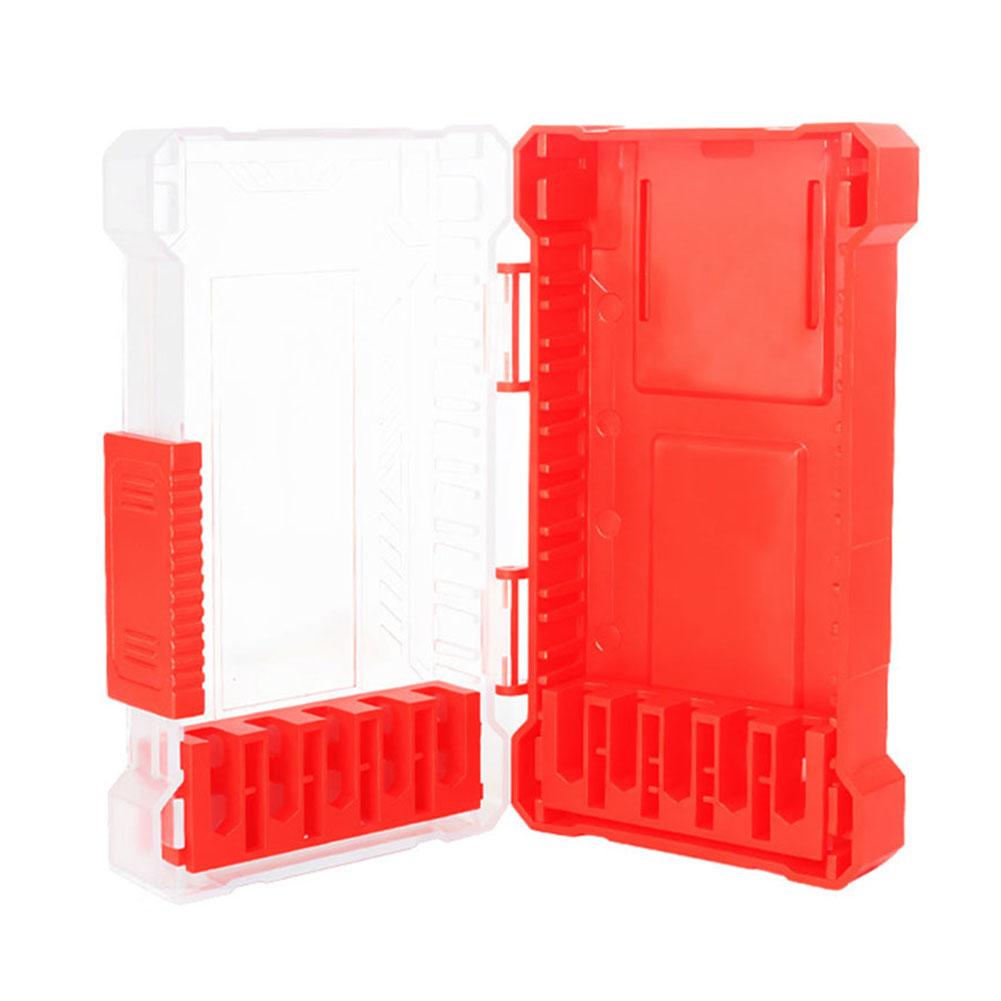 Compact Dimensions Drill Bit Storage Box Hex Shank Organizer
