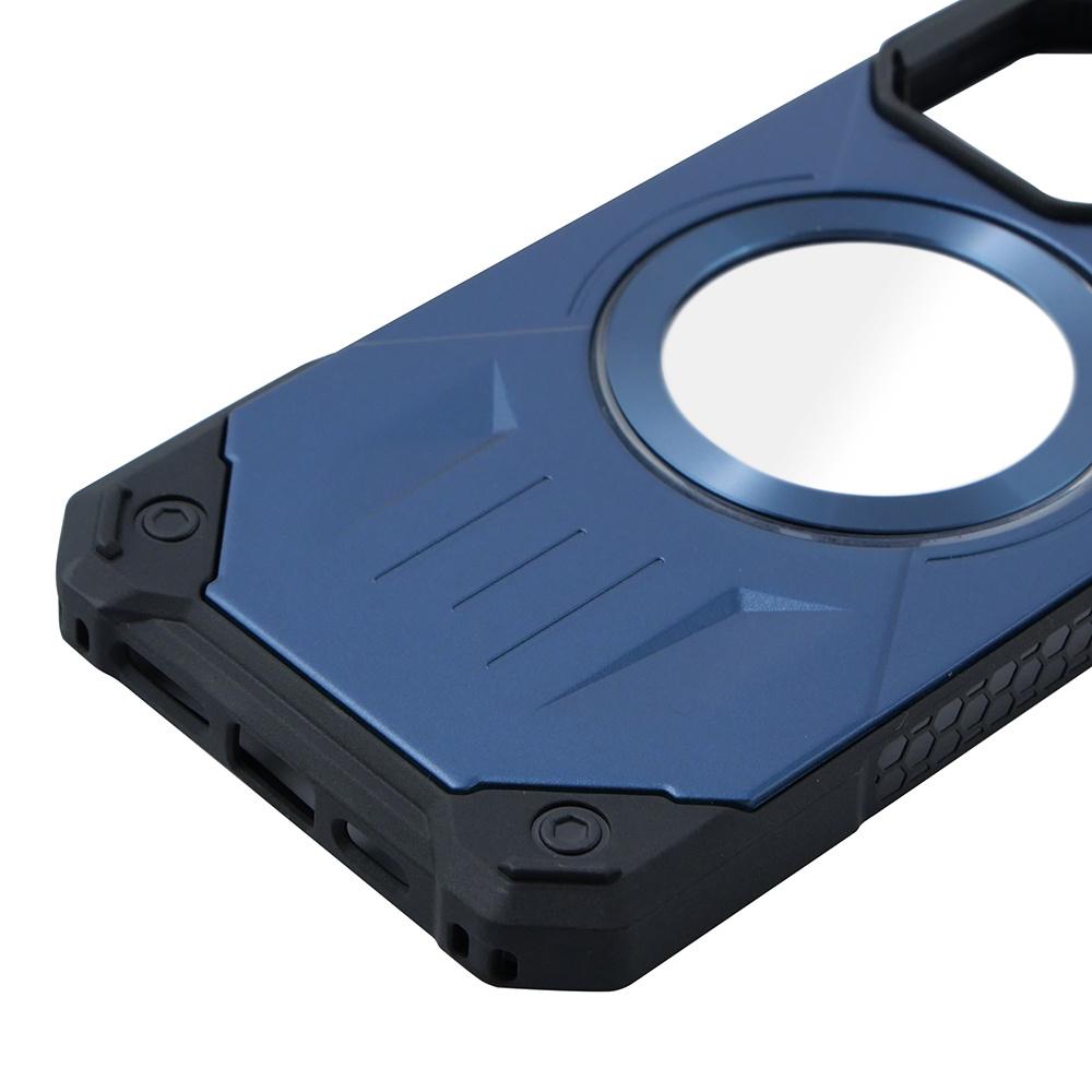 iPhone 14 Pro Heavy Duty MagSafe Case, Navy Blue