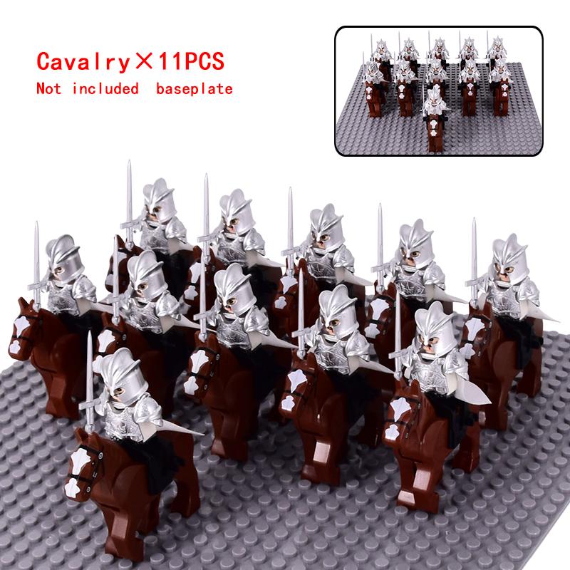 MOC Thrones Golden Armor Warrior Guard Jaime Lannister Barristan Selmy Meryn Trant Building Blocks Mini Action Figure Toys