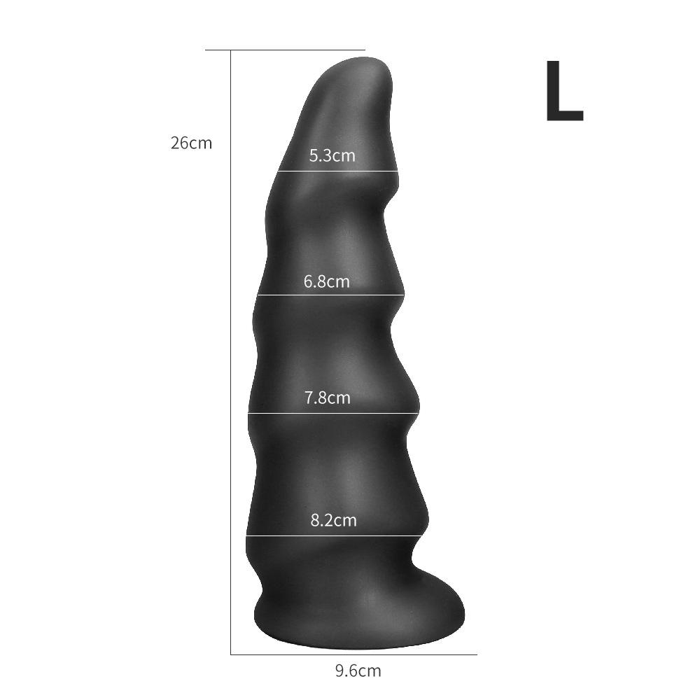 Silikon-Analplug-Masturbator für Männer, großer Dildo, weicher Anal-Expander, Sexspielzeug, Fiasting, realistischer Penis, Sklave, BDSM