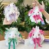 Cute Lolita Rabbit Pendant Plush Toy Soft Short Plush Doll Girl Gift Decor 14cm