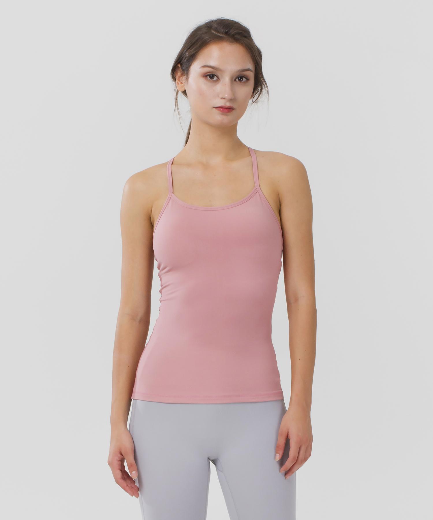 Reina Mora Poses To Tank Pink Light Pink/[L-66-77] T198
