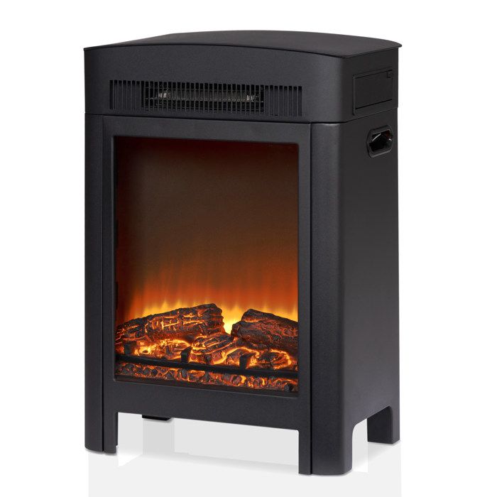 Cheminée Électrique - ALPINA - Luzern - 2000 W - Effet De Flamme Réaliste - Protection Contre La Surchauffe