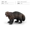 Simulation Forest Animal Set Model 10-Piece Fox Mink Bear Beaver Piglet Desktop Static Ornament Toy Batch