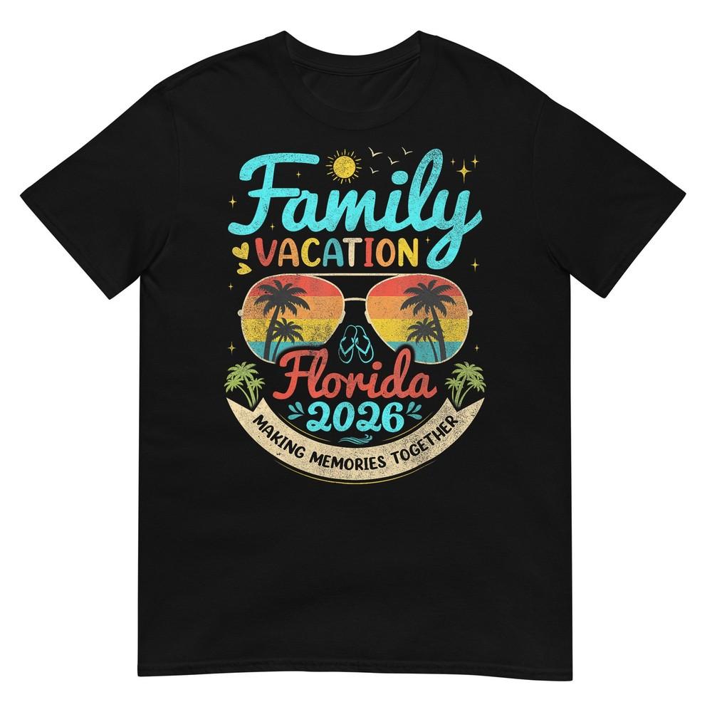 Vintage Family Vacation Florida 2026 Florida Group TShirt