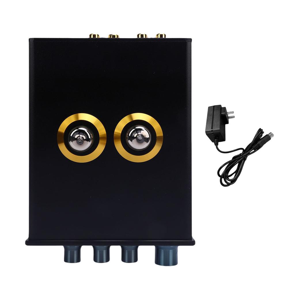 HiFi Tube Preamplifier Bass Treble Adjustment Vacuum Tube Power Amplifier Preamplifier for Home Stereo Sound System US