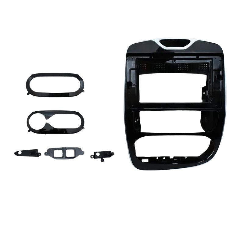 For Renault Clio BH98 KH98 2012–2019 10 Inch Car Radio Fascia Frame Kit Dashboard Panel with Wiring Harness 2DIN