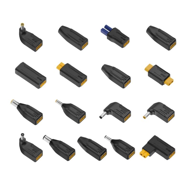 MultiPurpose XT60 To DC5521 Male Female Adapter XT60 To EC5/DC5 5.5x2.1mm Power Converters For Electronic Devices Power