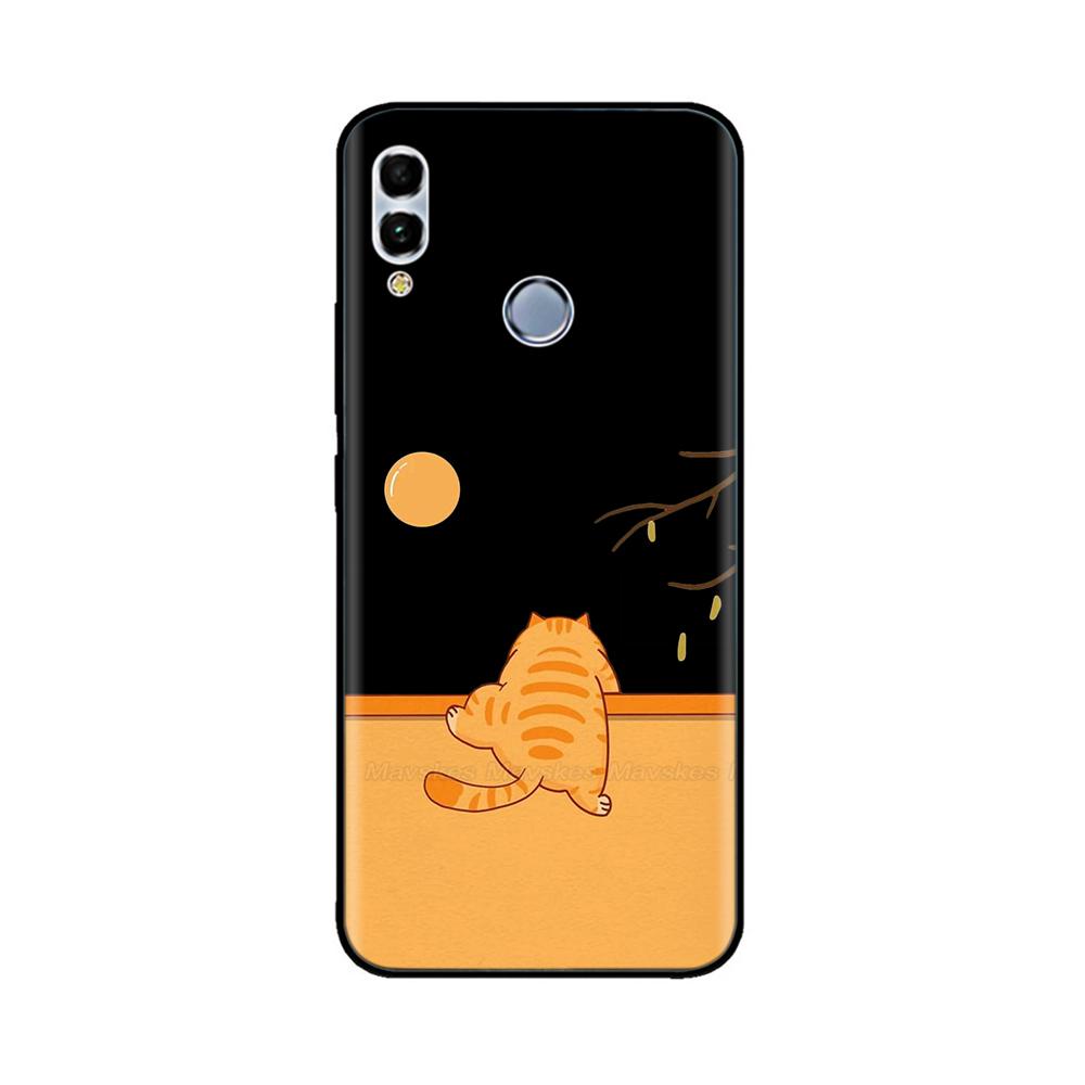 For Huawei P Smart 2019 Case Phone Cases Funny Camera Protection Soft Silicone Back Cover For Huawei P Smart 2019 Shell Fundas