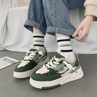 Fashion Autumn Platform Bread Shoes Women's Shoes 2025 New Autumn and Winter Popular Trendy Brand Ugly Cute Sports Little White Shoes Board Shoes