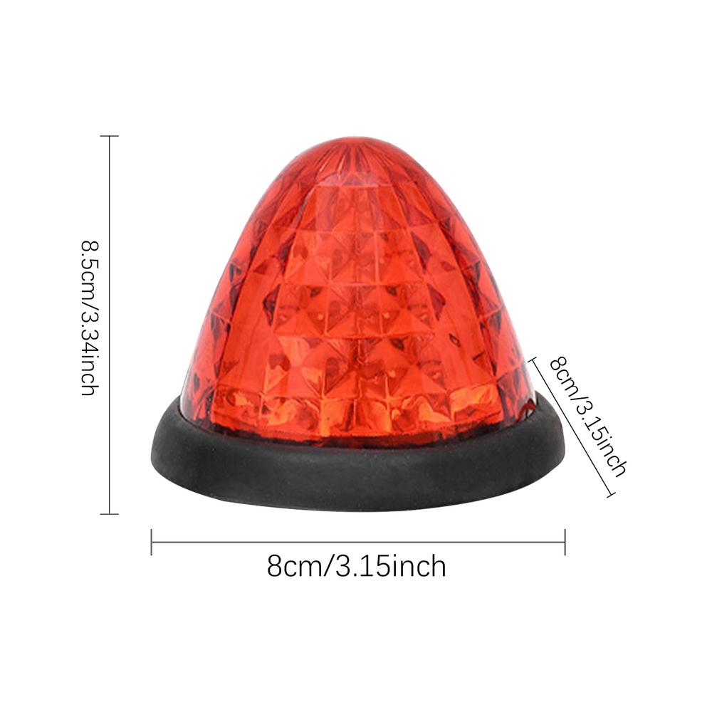 

LED Strobe Lights Watermelon Trailer Side Marker Lights Truck Roof Mushroom Warning Signal Assemblies Stop Turn For Automotive