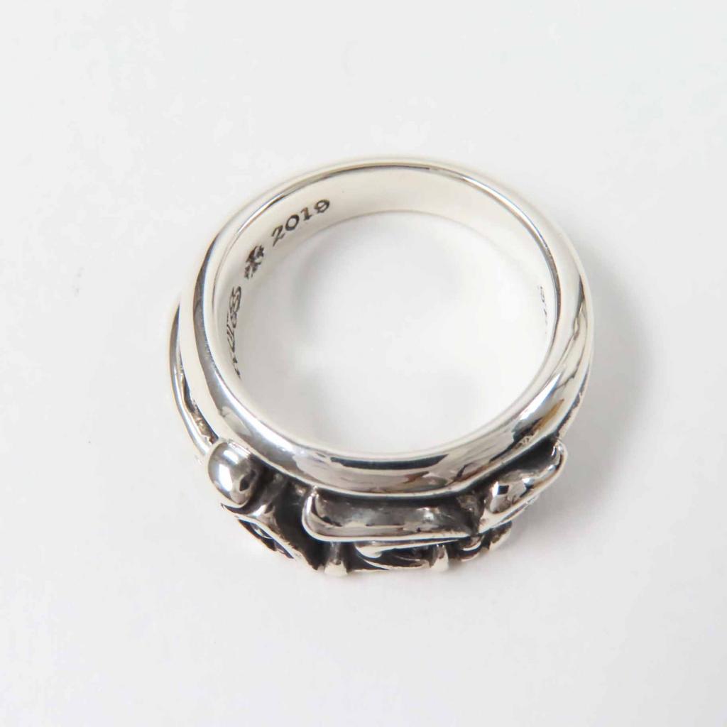 Excellent CHROME HEARTS Ring Half Classic Dagger Ring Silver SV925 Women Used