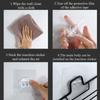 1pc Soap Rack Soap Box Wall Mounted Stainless Steel No Punching Required Storage Rack TOILET Bathroom Accessories