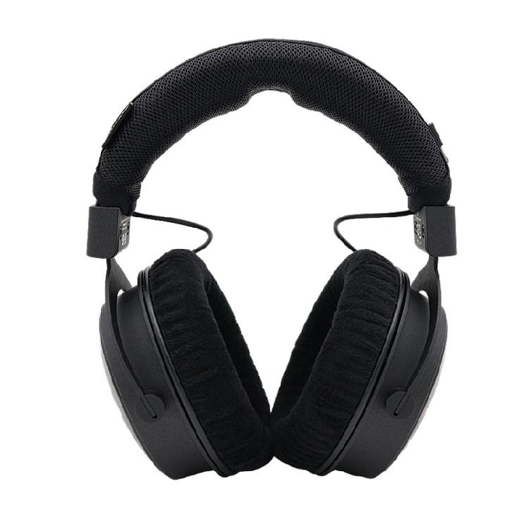 Breathable Mesh Fabric Headband Protector Sleeve for DT1770 Professional 1/2 Headset Ensuring Secure and Comfortable