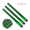 1Pc 360°Swivel Socket Organizer 1/4 3/8 1/2 Inch Socket Clip Rail Holder Adjustable Storage Mountable Sliding Stand 410mm Length