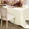 Satin Table Cover Rectangle Silky Soft Table Cloth, Satin Dining Tablecloths for Wedding Banquet Table Decoration, Dining Room