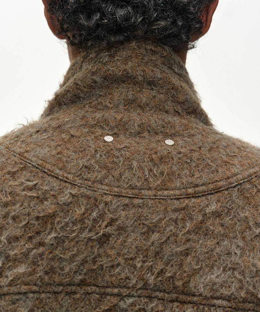 ADSB ANDERSSON BELL Linus Harrington Wool Jacket (Brown/Grey)