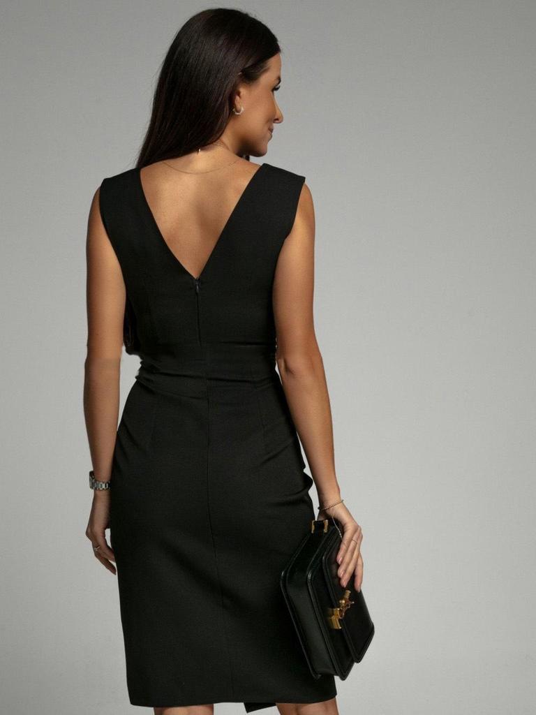 2024 V-Neck Sleeveless High-Slit Long Evening Gown for Women