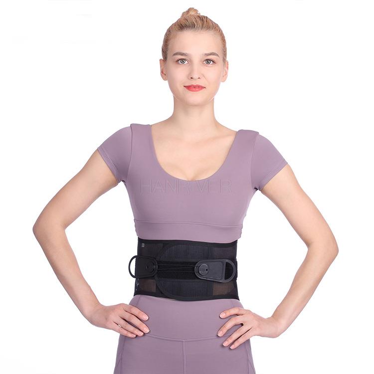 

Drawstring waist protector Double pull pulley belt protector Double handle adjustable fixing belt XL чорний