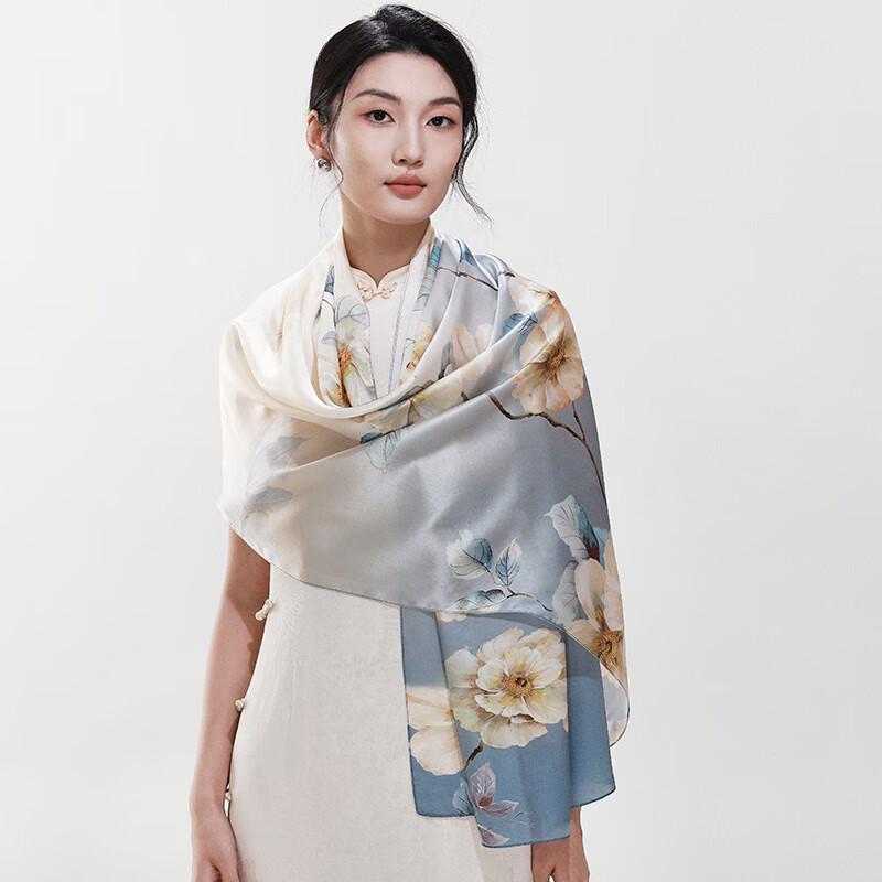 Da Vinci Code Women's Mulberry Silk Scarf & Shawl